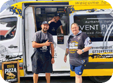 Event Pizza Van Visits York Naburn Lock Caravan Park near York