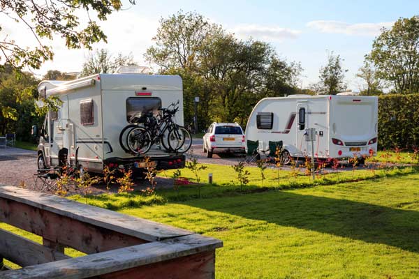Relaxing at York Naburn Lock, Countryside Caravan Park , Just for Adults Touring Yorkshire.